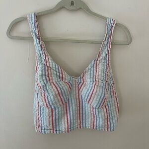 Dizzy Lizzy Striped Cotton Top